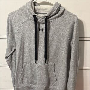 Under Armour Heather Gray Fleece Hoodie